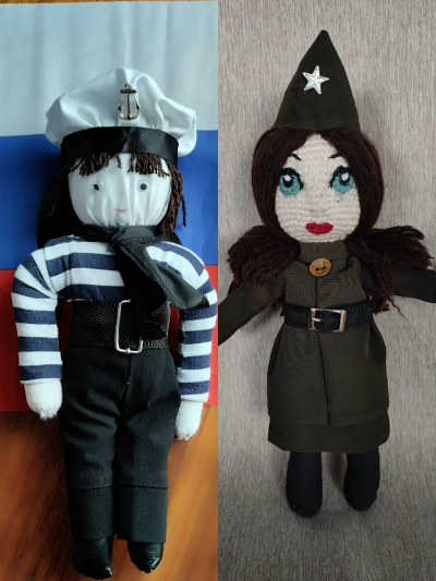 Куклы военных лет.