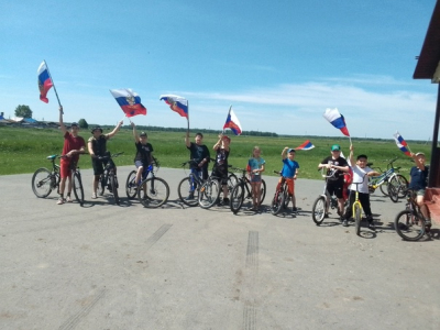 Велопробег, посвященный Дню России.