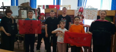 Мастер-класс по набойке: юные таланты творят.