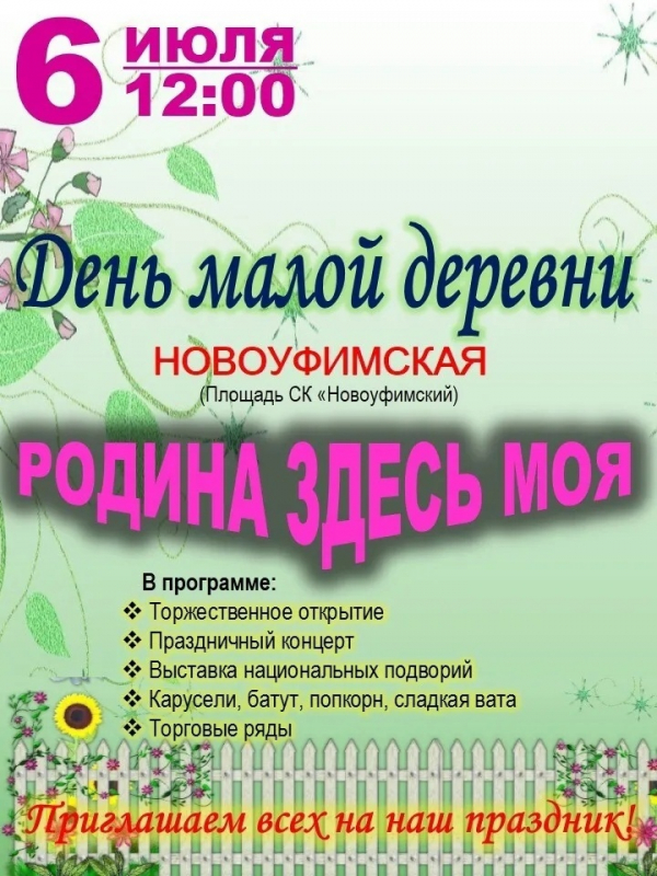 День малой деревни