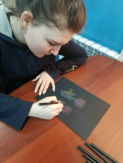 🎨 Мастер-класс «Радужная картина».