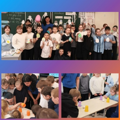 В преддверии праздника Светлой Пасхи, специалисты СК «Два Ленина» провели тематическое мероприятие для учащихся 4 «В» класса.